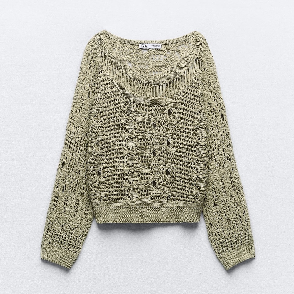 Zara Open Knit Sweater